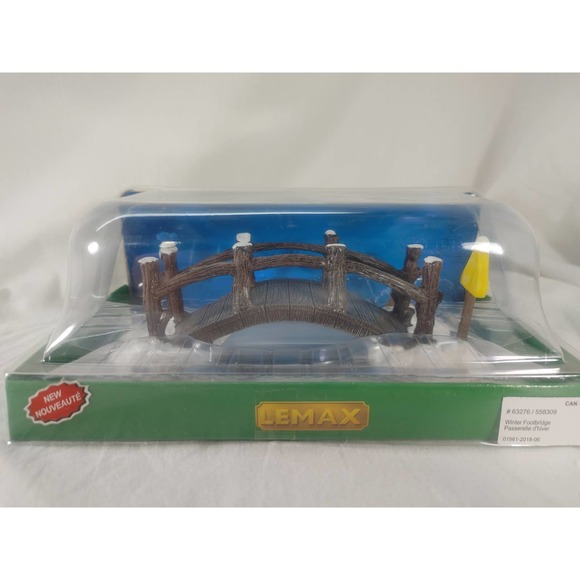 LEMAX Winter Footbridge Table Accent NEW - Picture 2 of 3